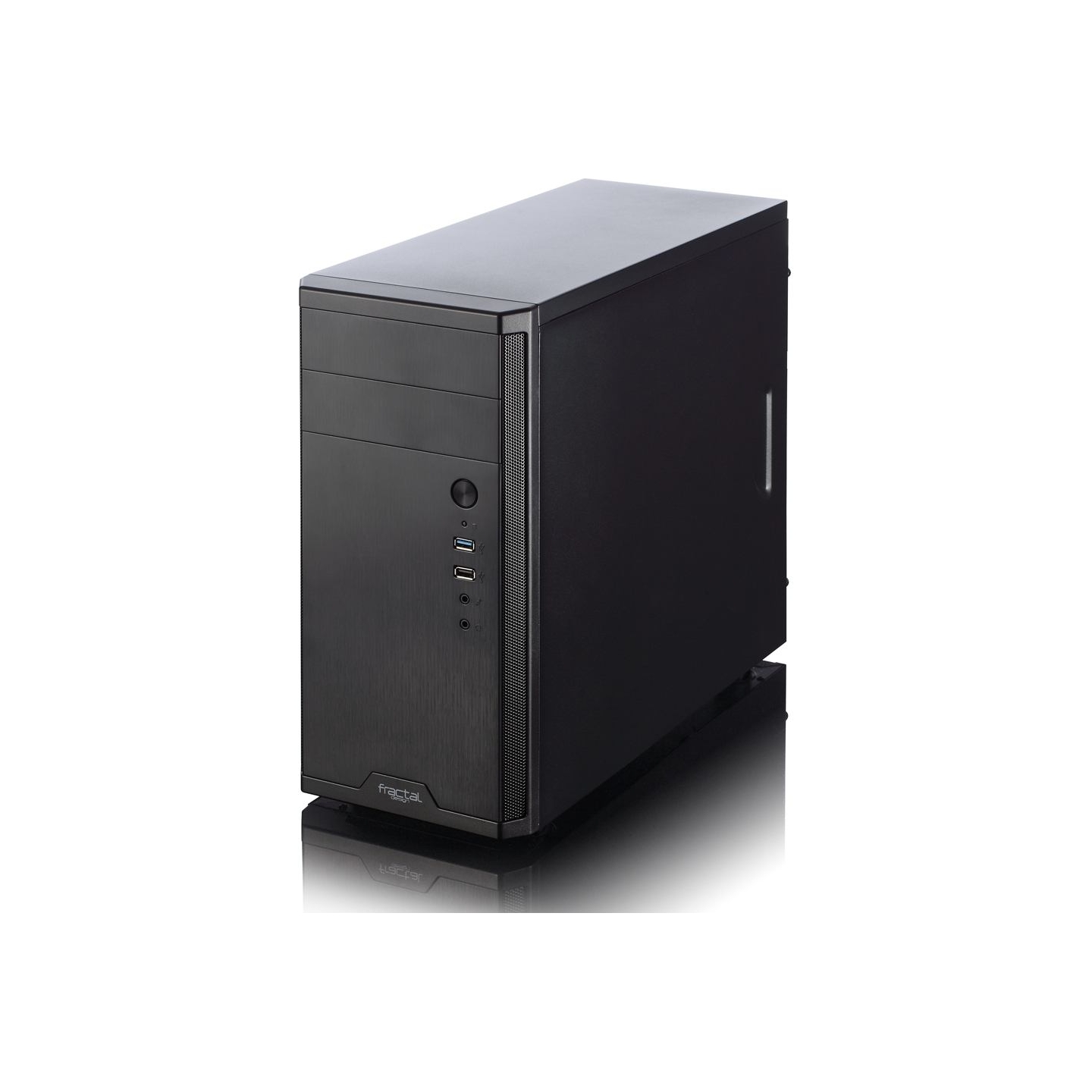 Fractal Design | CORE 1100 | Black | Micro ATX | ATX PSUs, up to 185mm if a typical-length optical drive is mounted