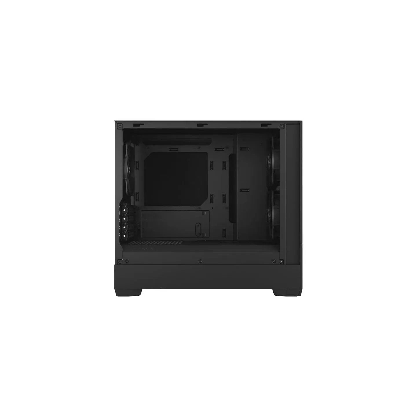 Fractal Design | Pop Mini Silent | Side window | Black Solid | mATX, Mini ITX | ATX