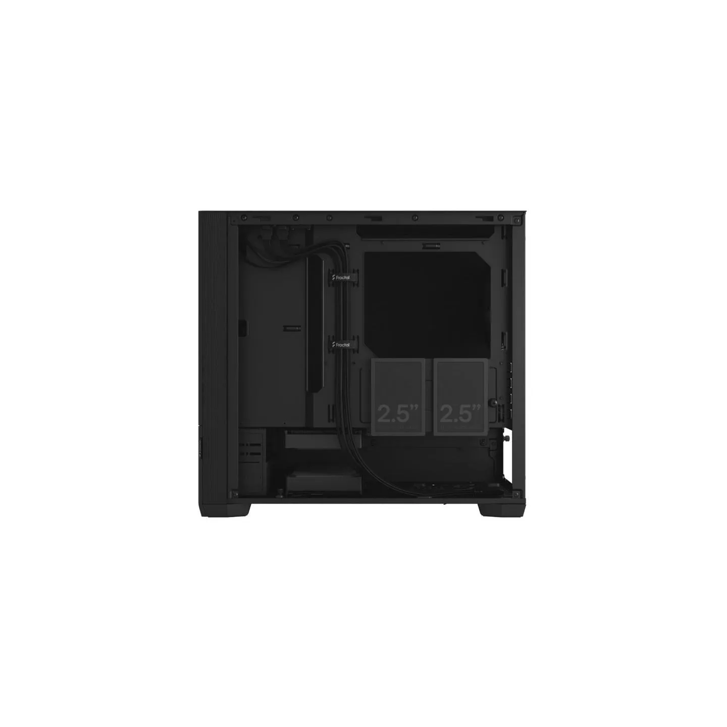 Fractal Design | Pop Mini Silent | Side window | Black Solid | mATX, Mini ITX | ATX