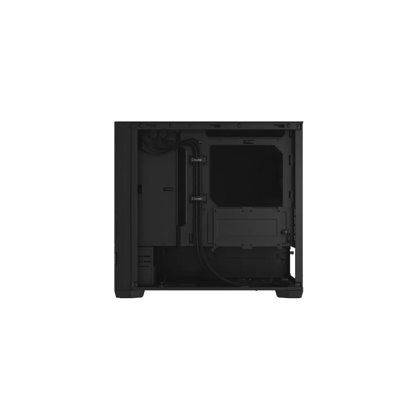 Fractal Design | Pop Mini Silent | Side window | Black Solid | mATX, Mini ITX | ATX