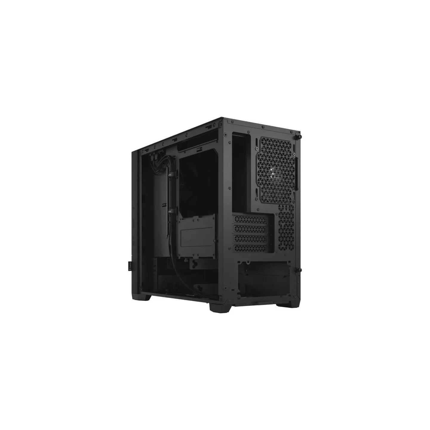 Fractal Design | Pop Mini Silent | Side window | Black Solid | mATX, Mini ITX | ATX