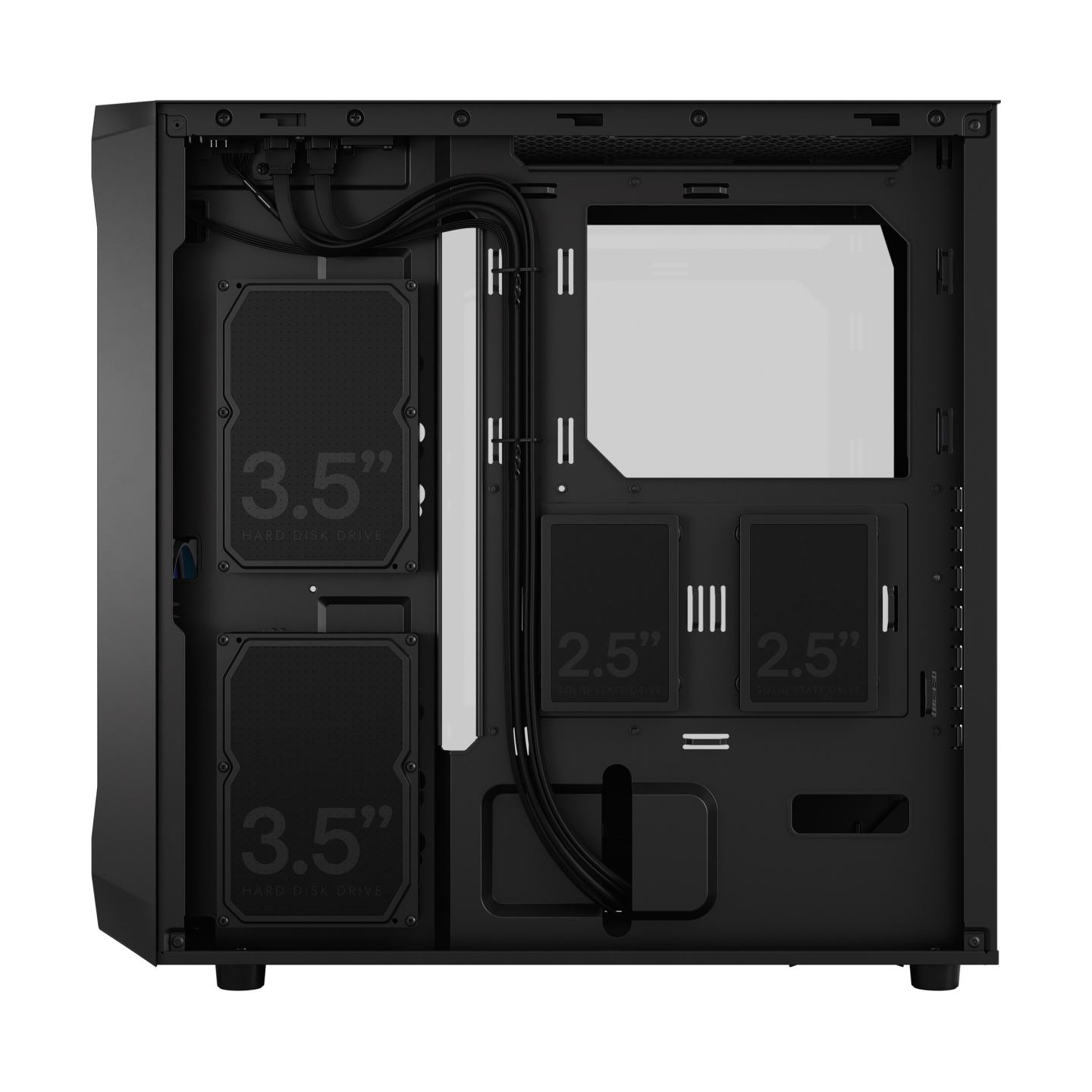 Fractal Design | Focus 2 | Side window | RGB Black TG Clear Tint | Midi Tower | ATX