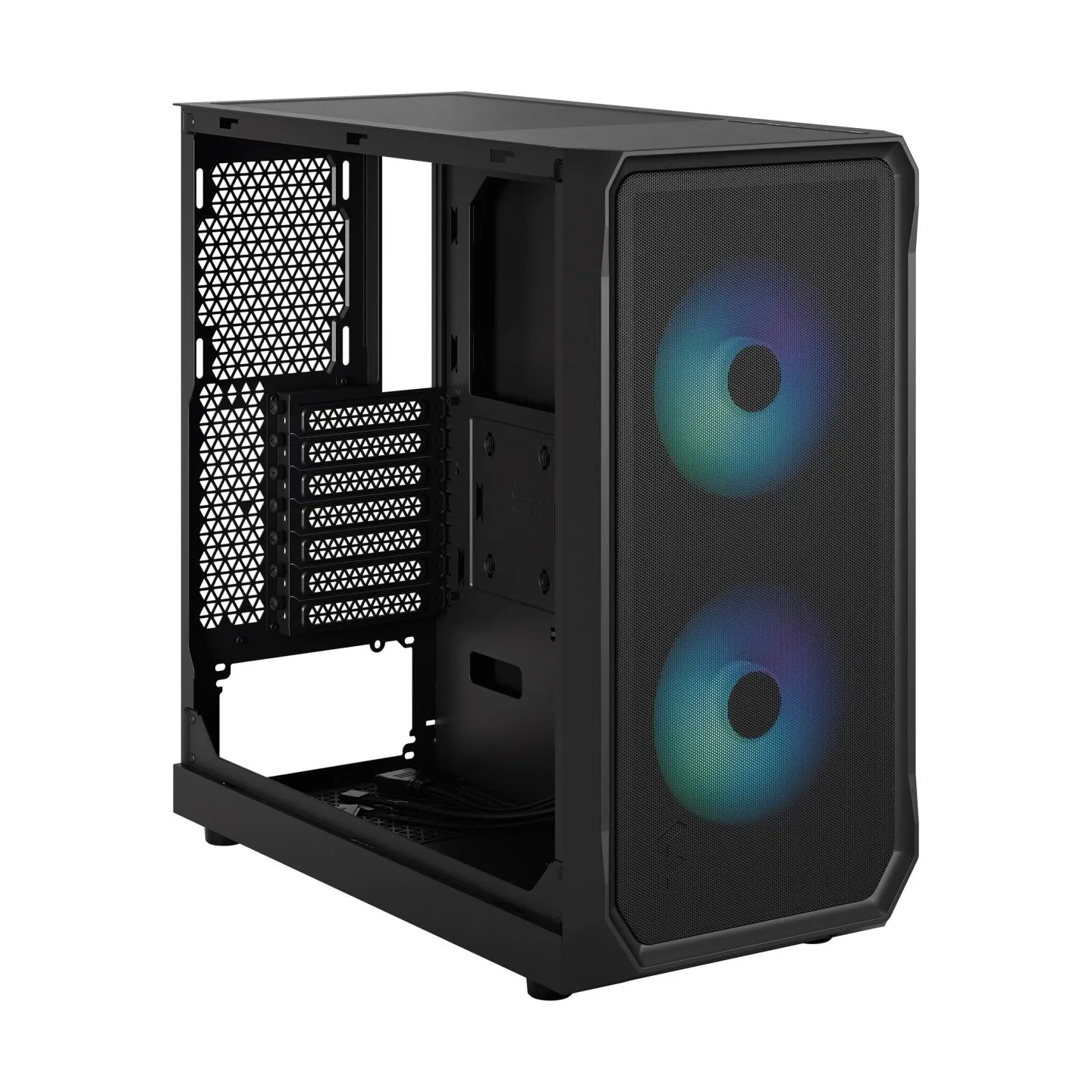 Fractal Design | Focus 2 | Side window | RGB Black TG Clear Tint | Midi Tower | ATX