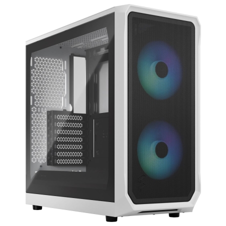 Fractal Design FDE Focus 2 RGB White TG Clear Tint