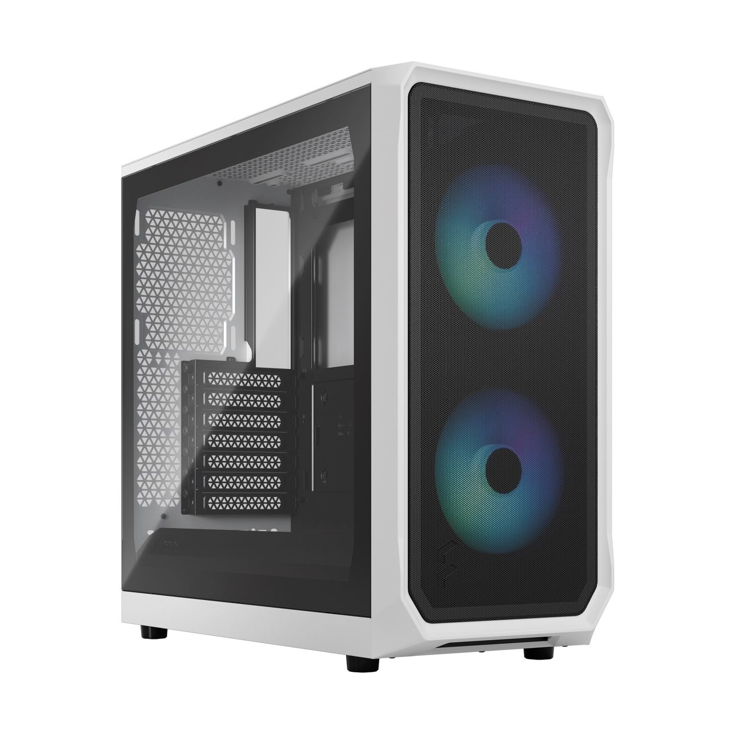 Fractal Design | Focus 2 | Side window | RGB White TG Clear Tint | Midi Tower | ATX