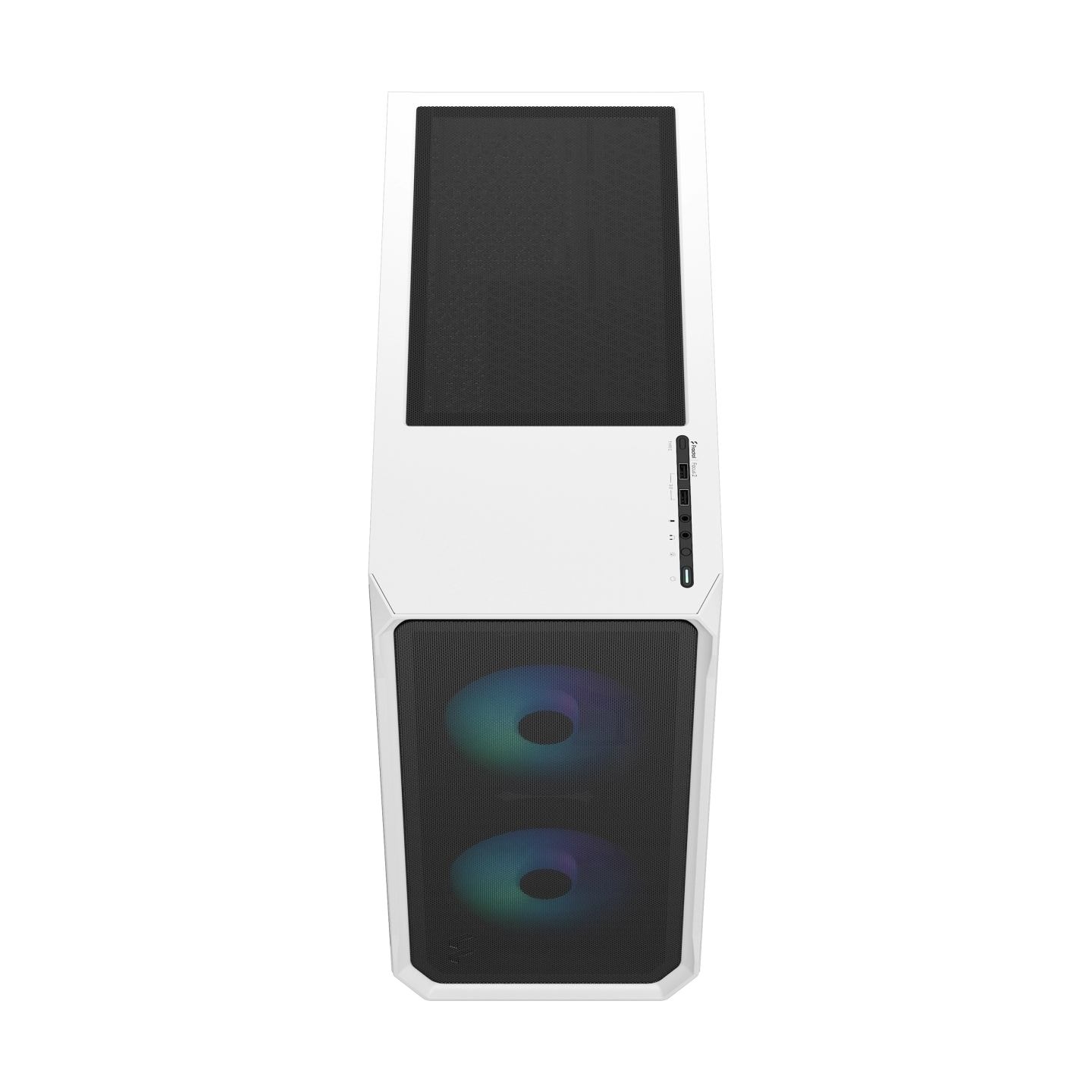 Fractal Design FDE Focus 2 RGB White TG Clear Tint