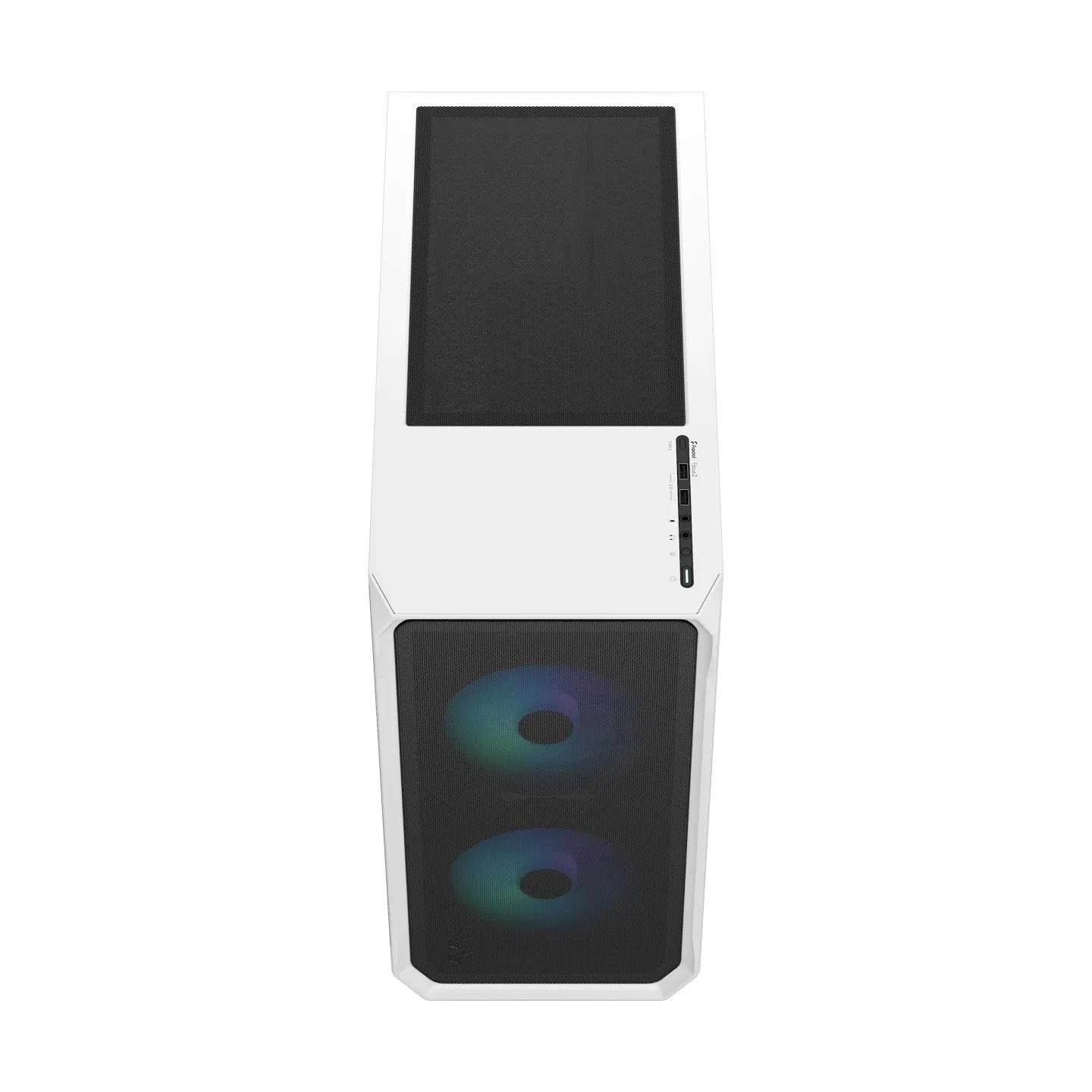 Fractal Design | Focus 2 | Side window | RGB White TG Clear Tint | Midi Tower | ATX
