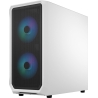 Fractal Design | Focus 2 | Side window | RGB White TG Clear Tint | Midi Tower | ATX