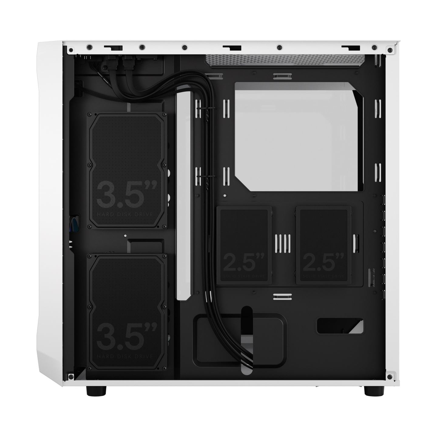Fractal Design FDE Focus 2 RGB White TG Clear Tint