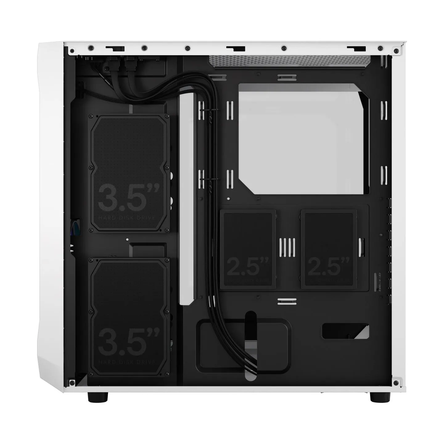 Fractal Design | Focus 2 | Side window | RGB White TG Clear Tint | Midi Tower | ATX