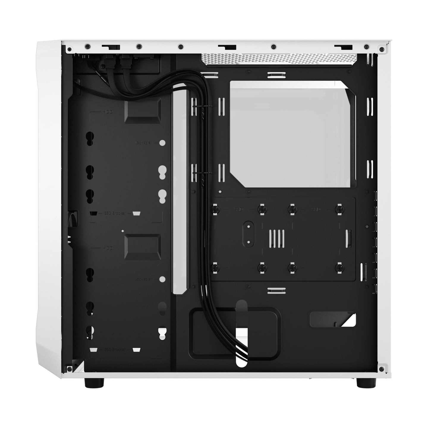 Fractal Design FDE Focus 2 RGB White TG Clear Tint