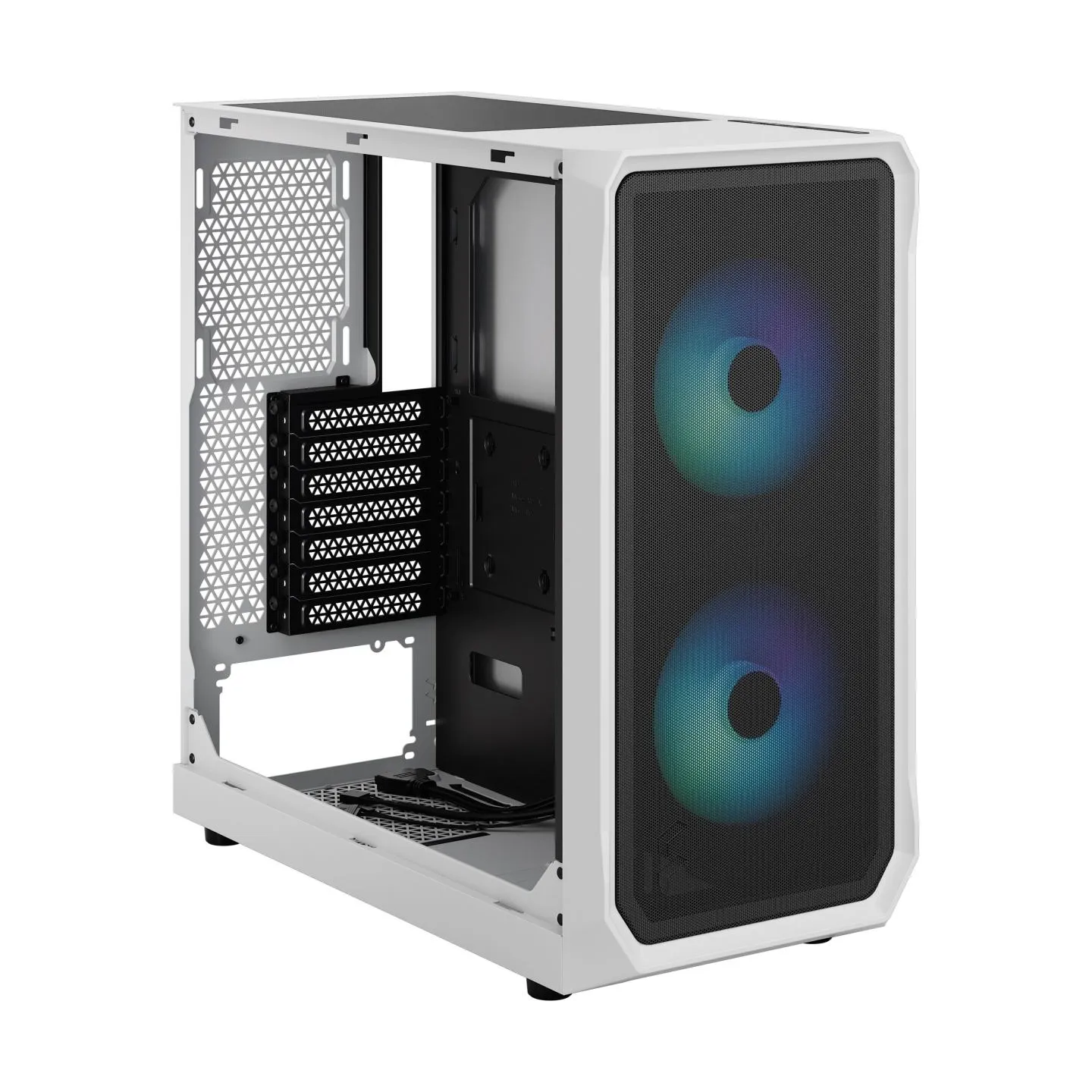 Fractal Design FDE Focus 2 RGB White TG Clear Tint