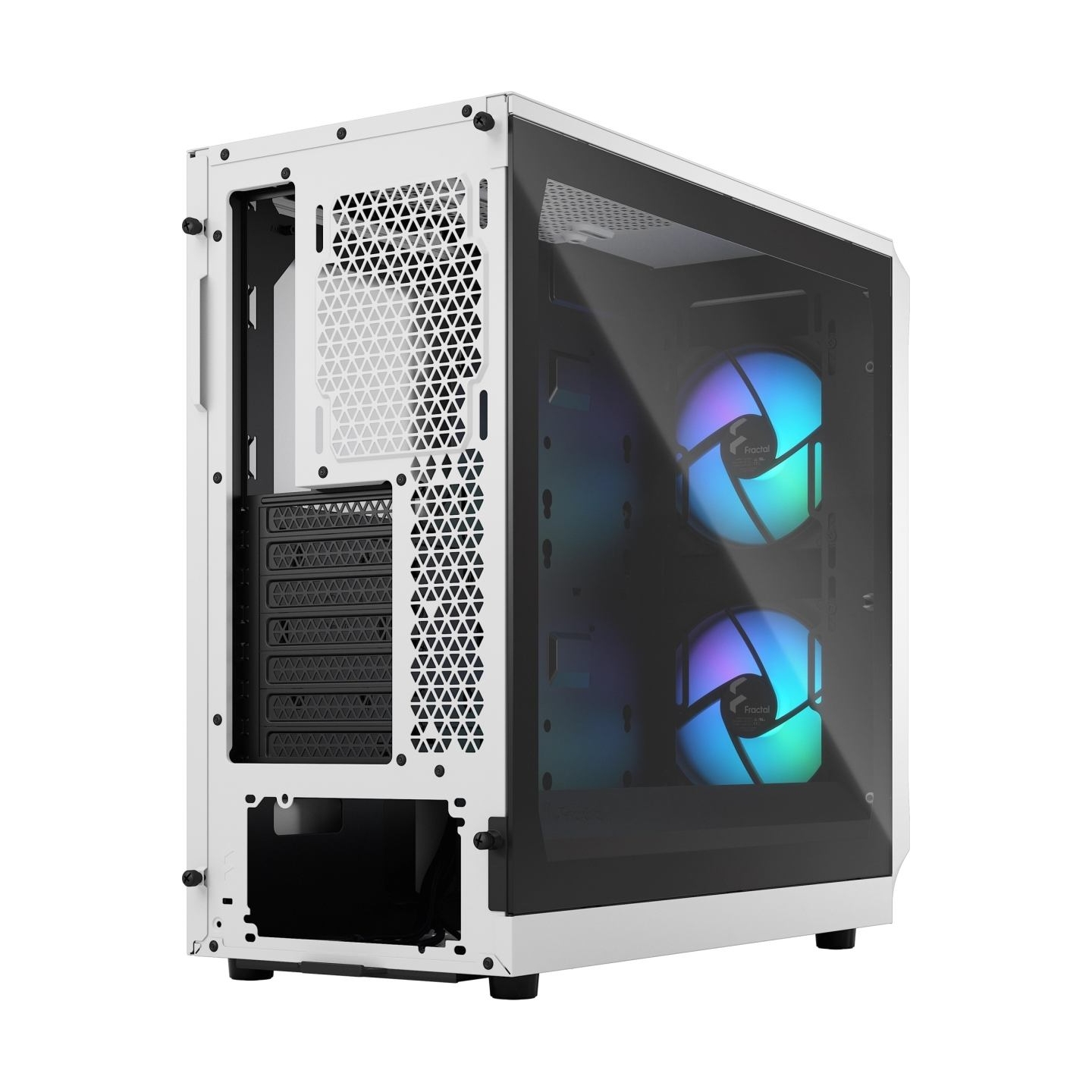 Fractal Design FDE Focus 2 RGB White TG Clear Tint