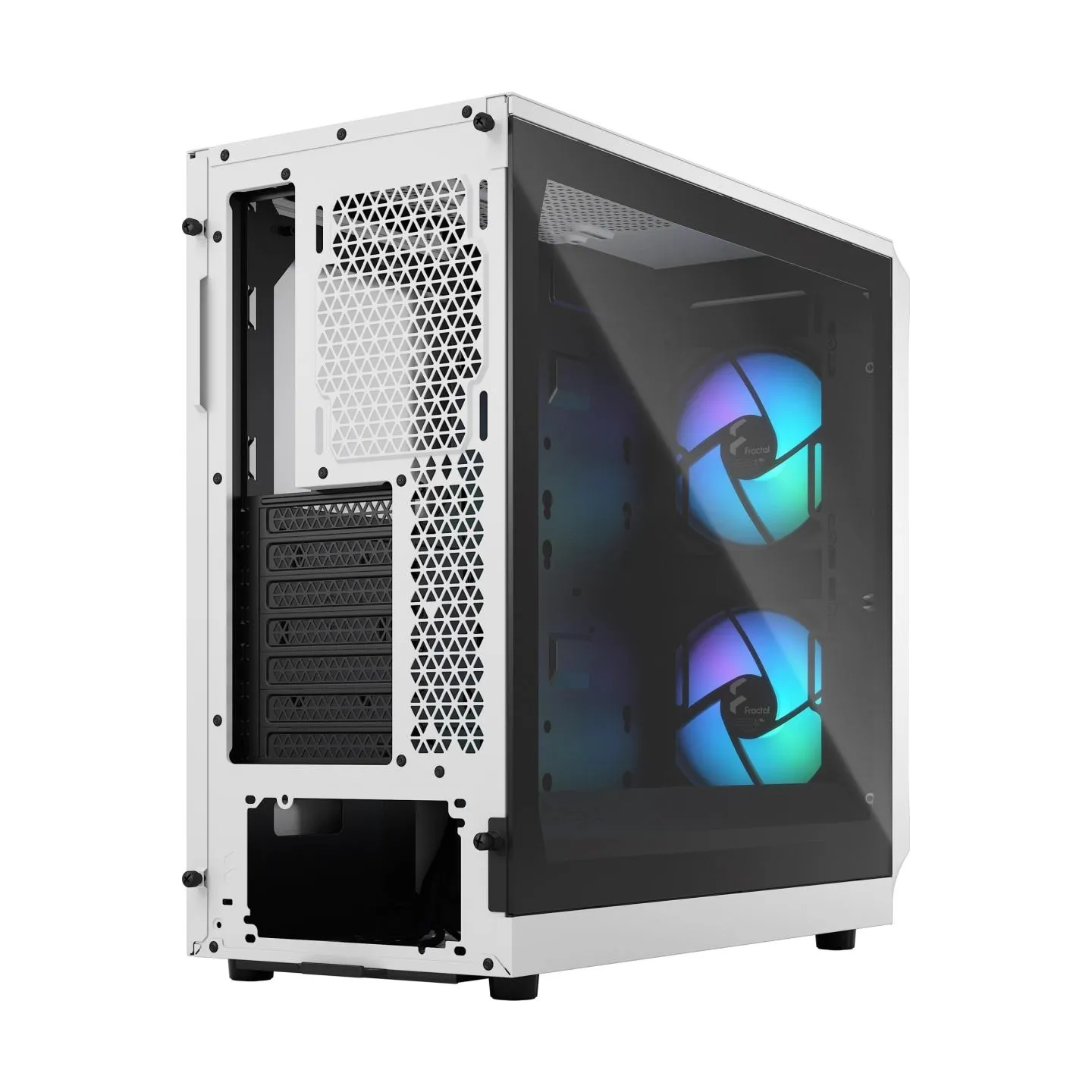 Fractal Design FDE Focus 2 RGB White TG Clear Tint