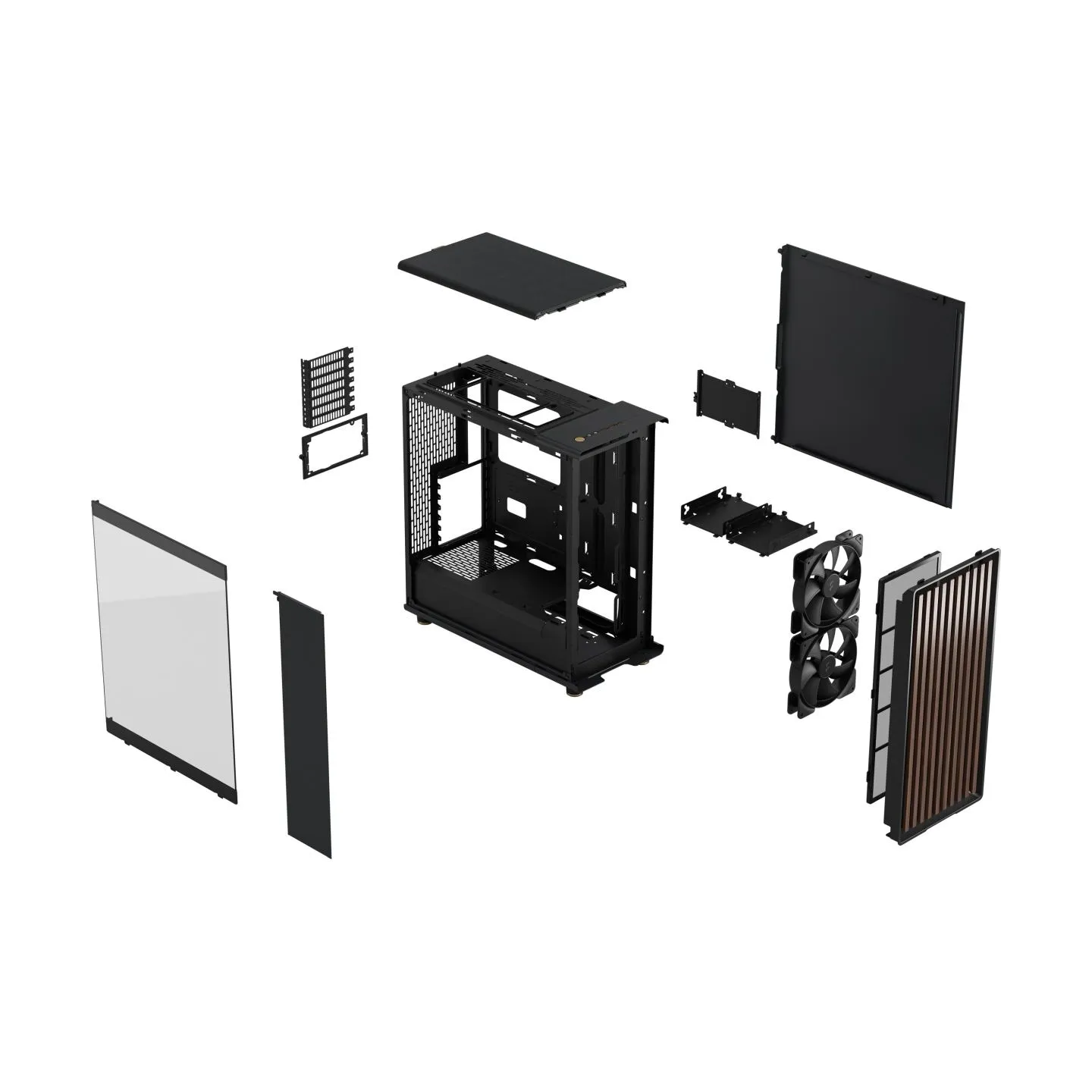 Fractal Design Case North Charcoal Black TG Light