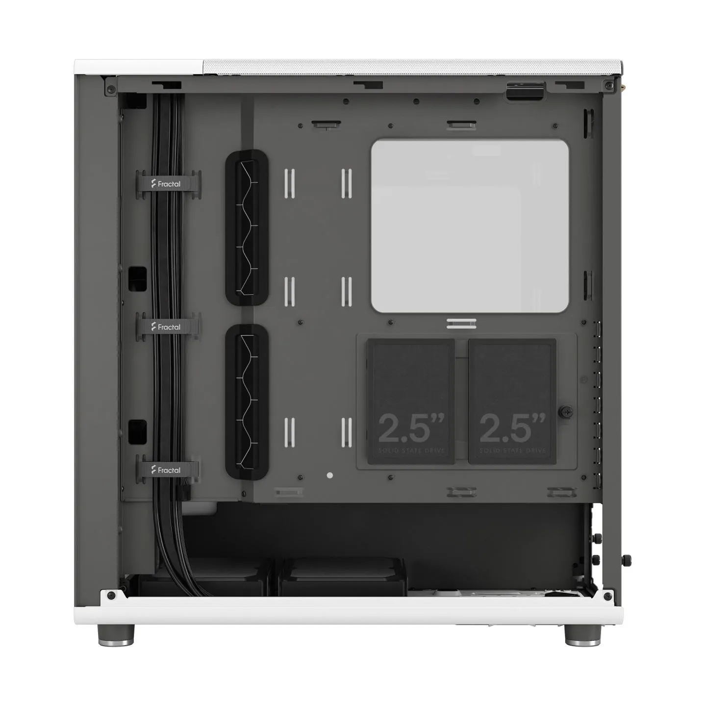 Fractal Design North Chalk White TG Clear Tint | Fractal Design