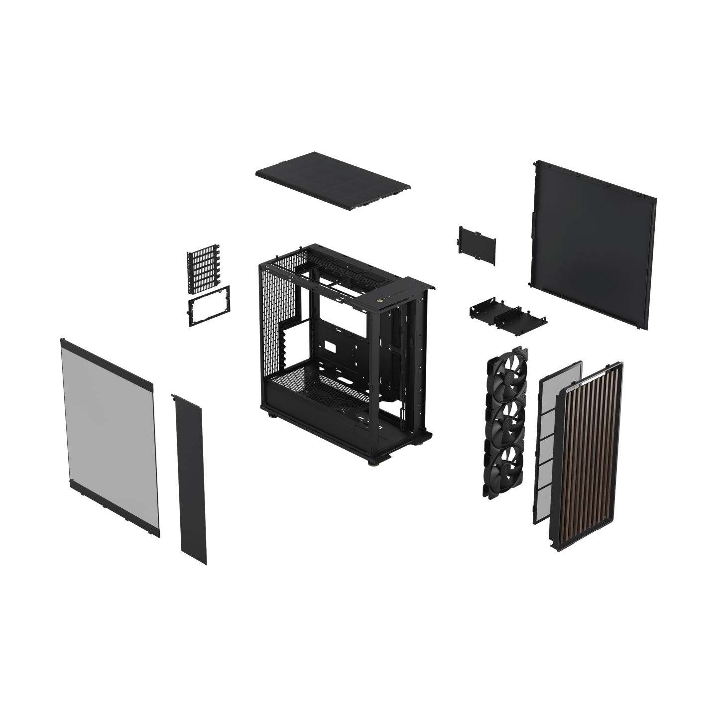 Fractal Design PC case North XL Charcoal Black TG Dark