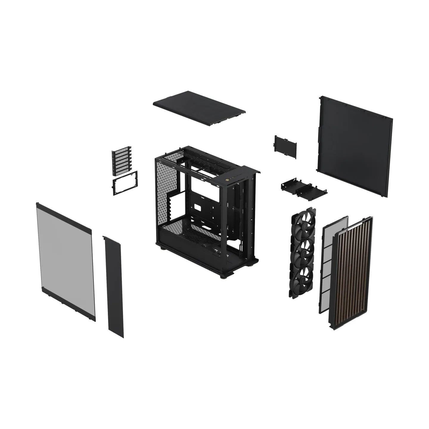 Fractal Design PC case North XL Charcoal Black TG Dark