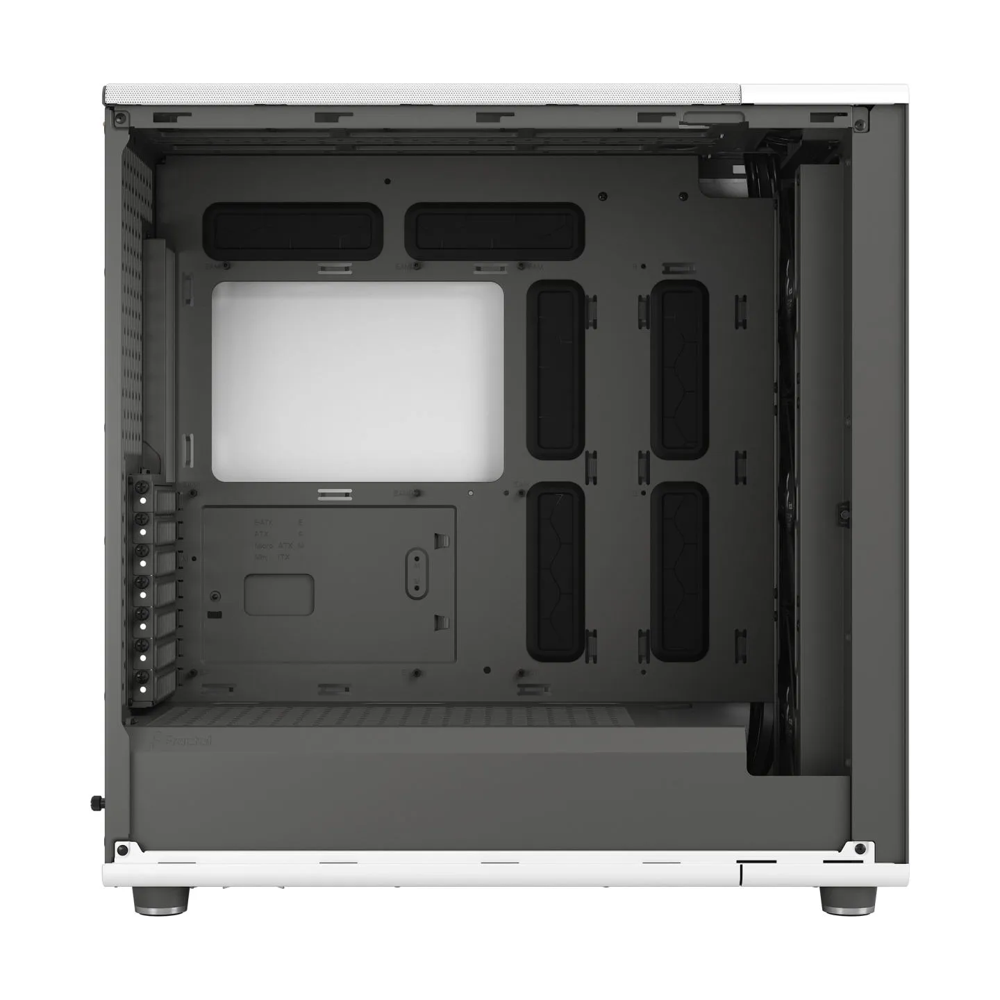 Fractal Design PC case North XL Chalk White TG Clear