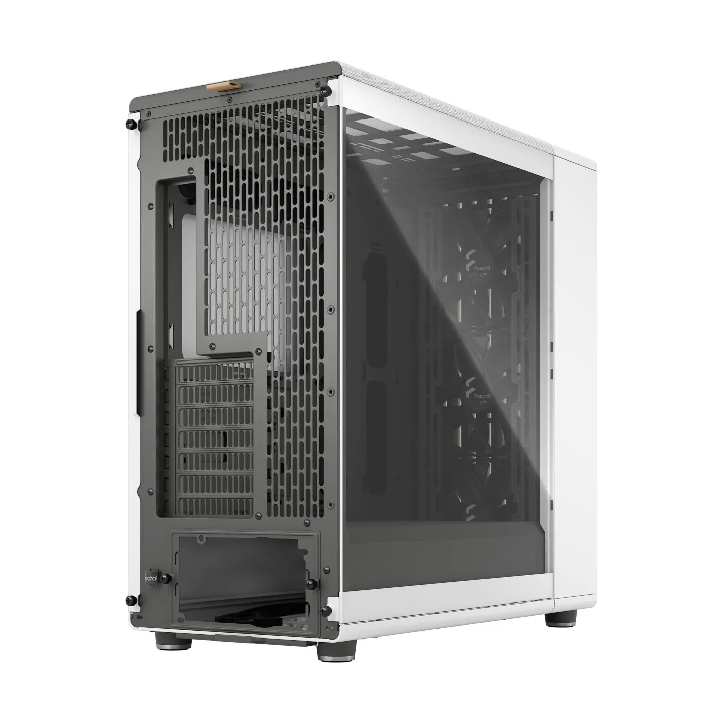 Fractal Design PC case North XL Chalk White TG Clear