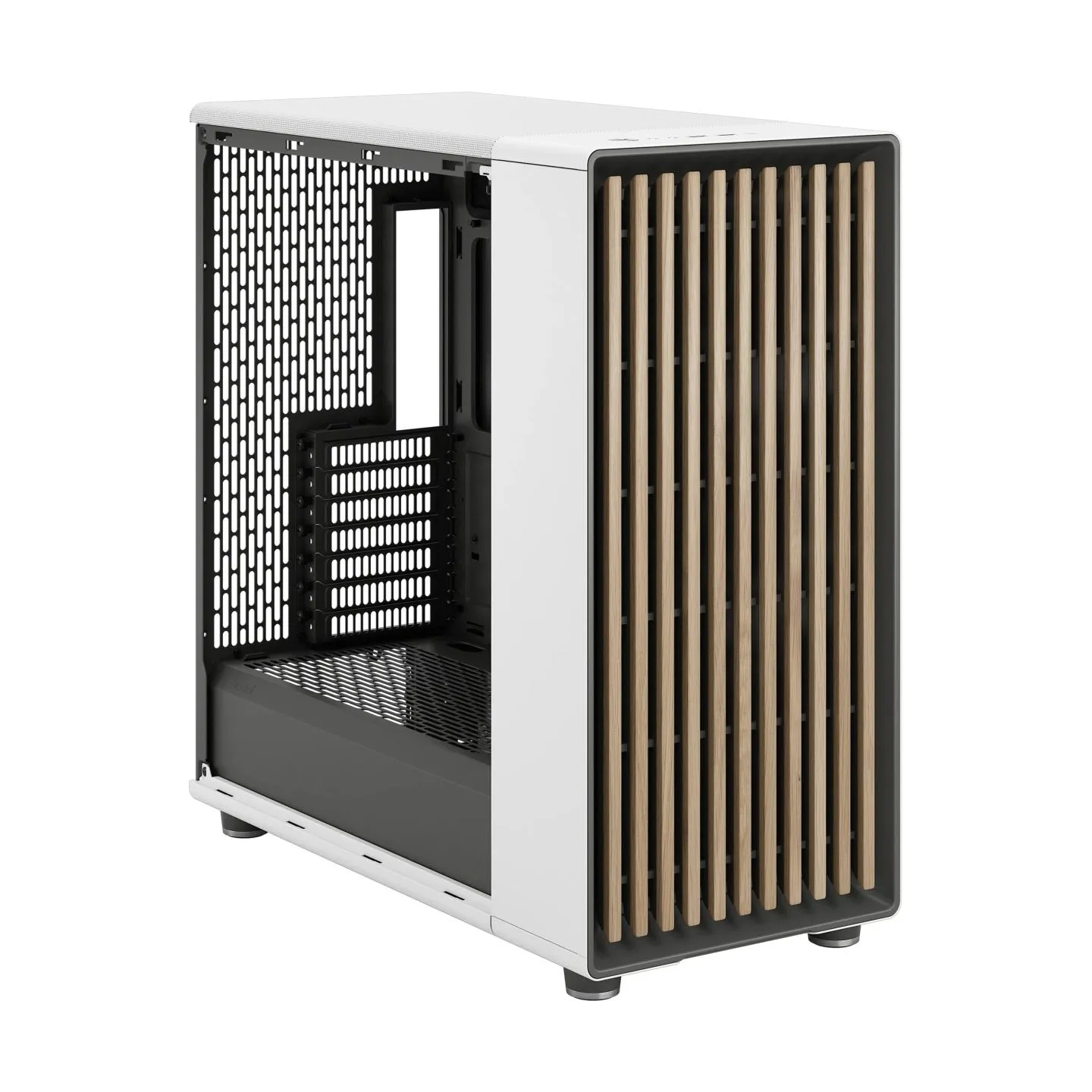 Fractal Design PC case North XL RC Chalk White TG Clear
