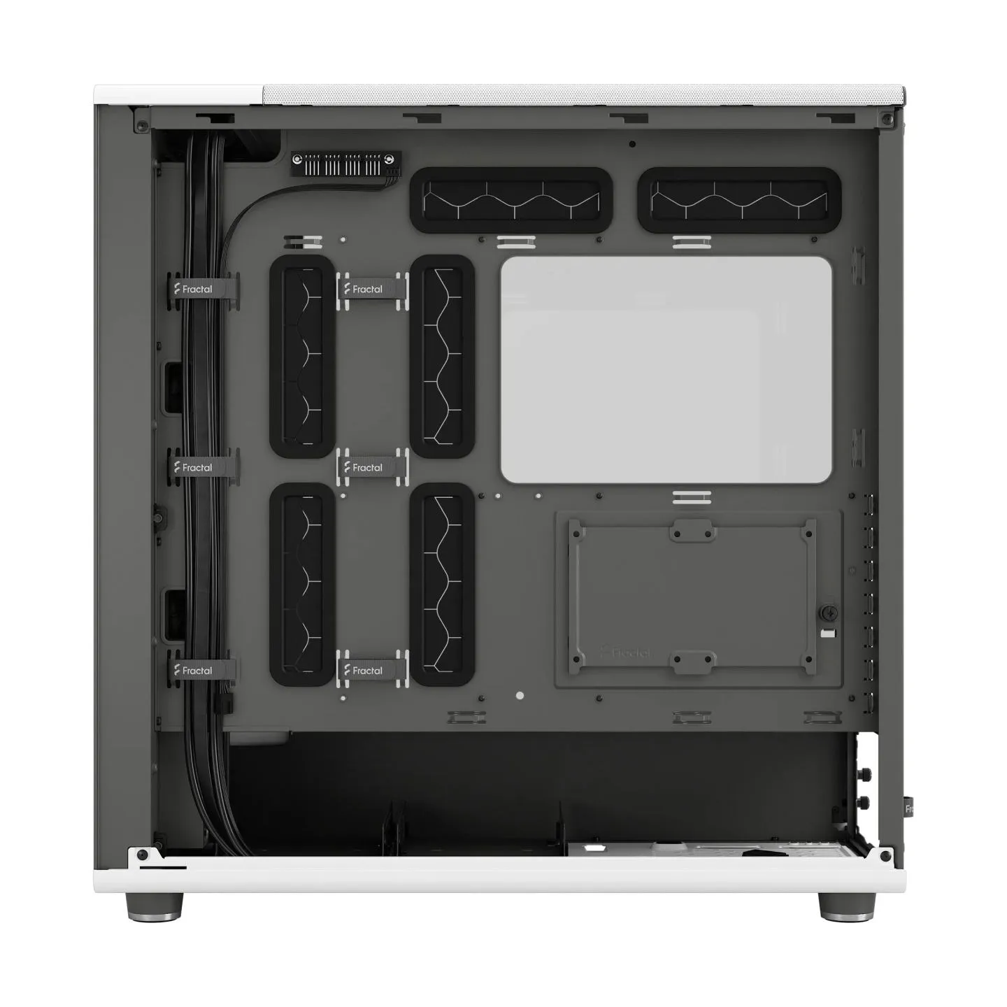 Fractal Design PC case North XL RC Chalk White TG Clear