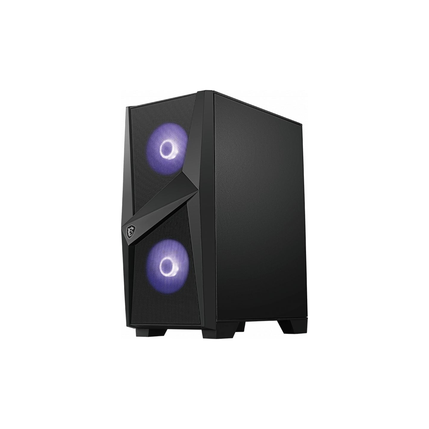 MSI MAG FORGE 100M PC Case, Mid-Tower, USB 3.2, Black | MSI | MAG FORGE 100M | Black | ATX