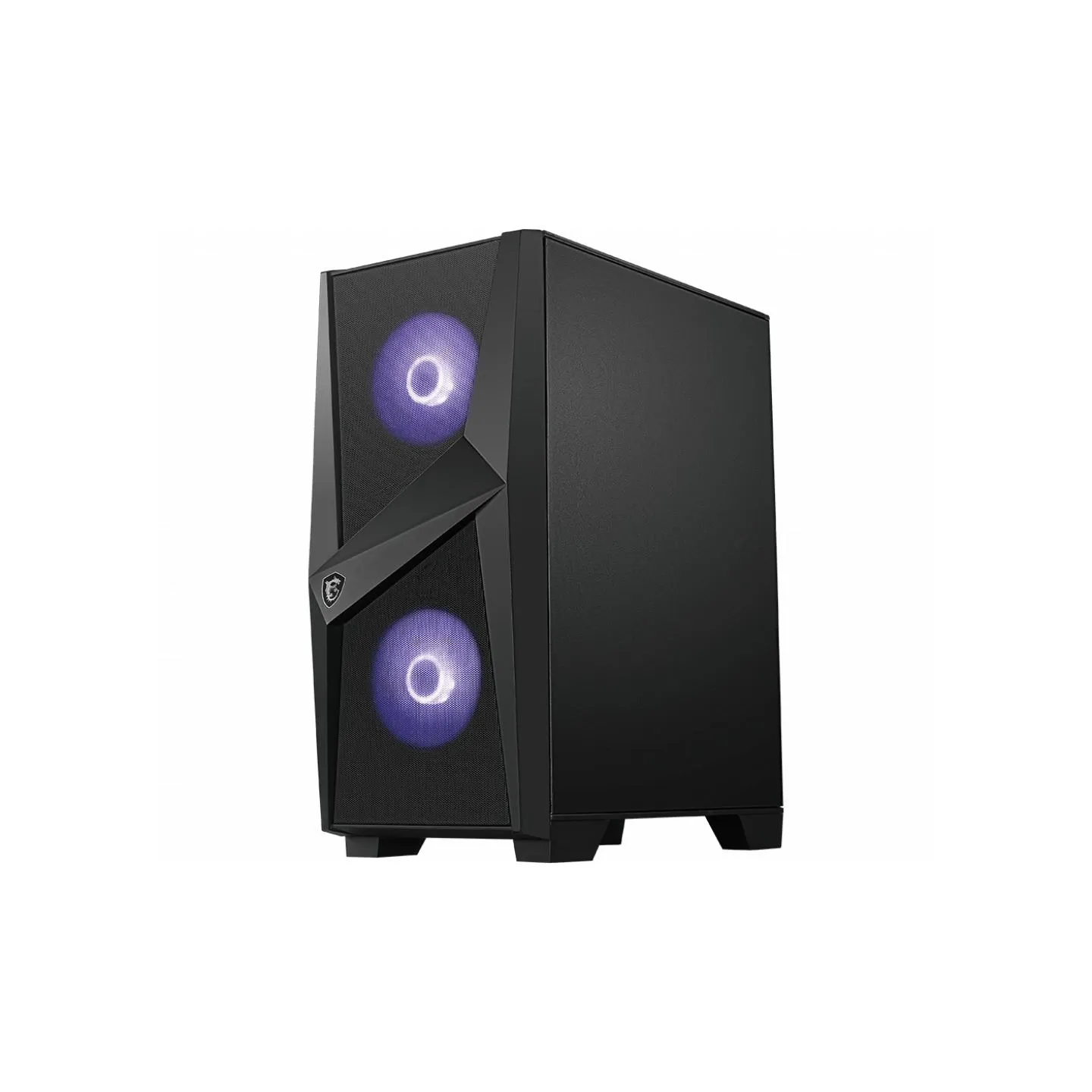 MSI MAG FORGE 100M PC Case, Mid-Tower, USB 3.2, Black | MSI | MAG FORGE 100M | Black | ATX