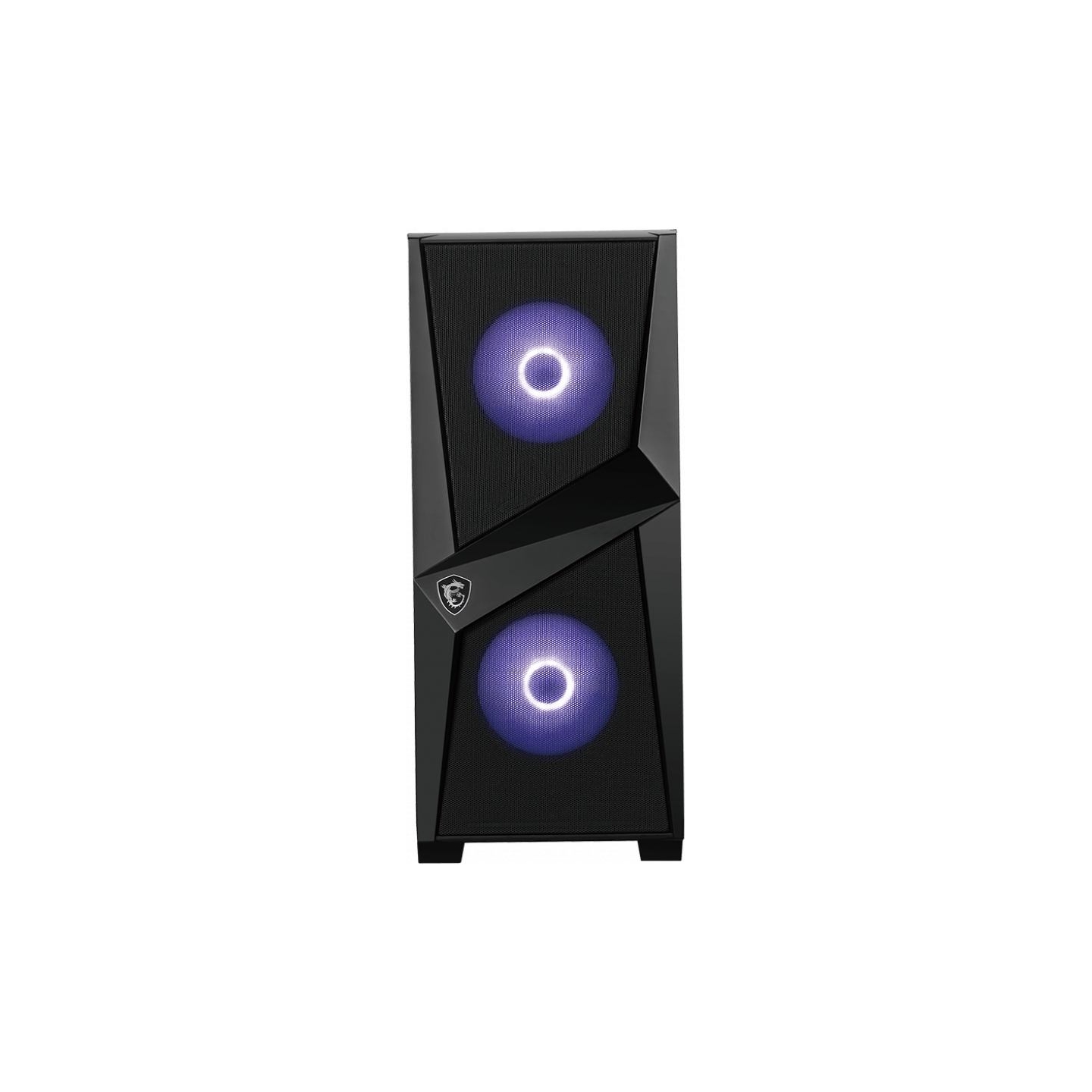 MSI MAG FORGE 100M PC Case, Mid-Tower, USB 3.2, Black | MSI | MAG FORGE 100M | Black | ATX
