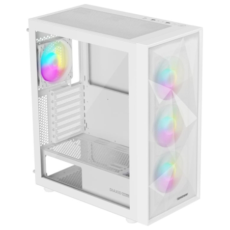 Genesis Gaming PC Case | Diaxid 605 ARGB | White | Midi Tower