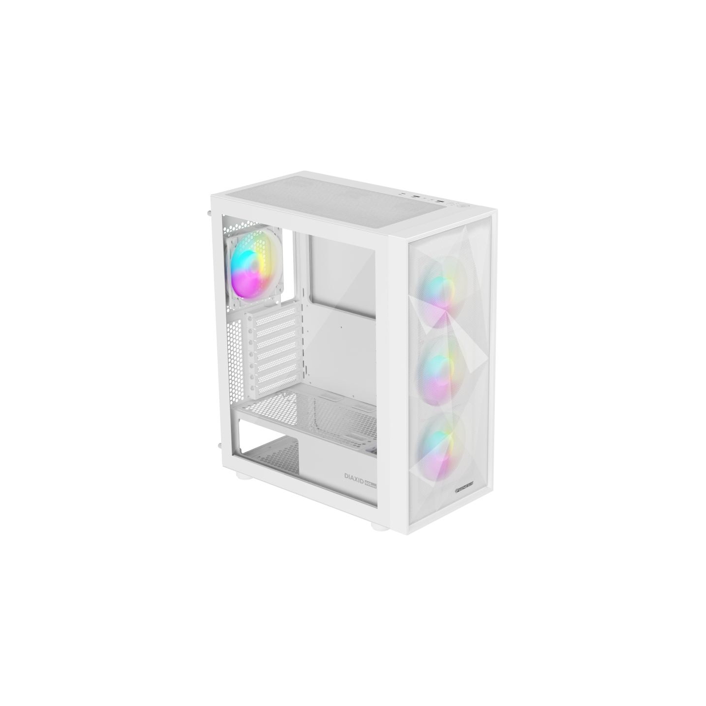 Genesis Gaming PC Case | Diaxid 605 ARGB | White | Midi Tower