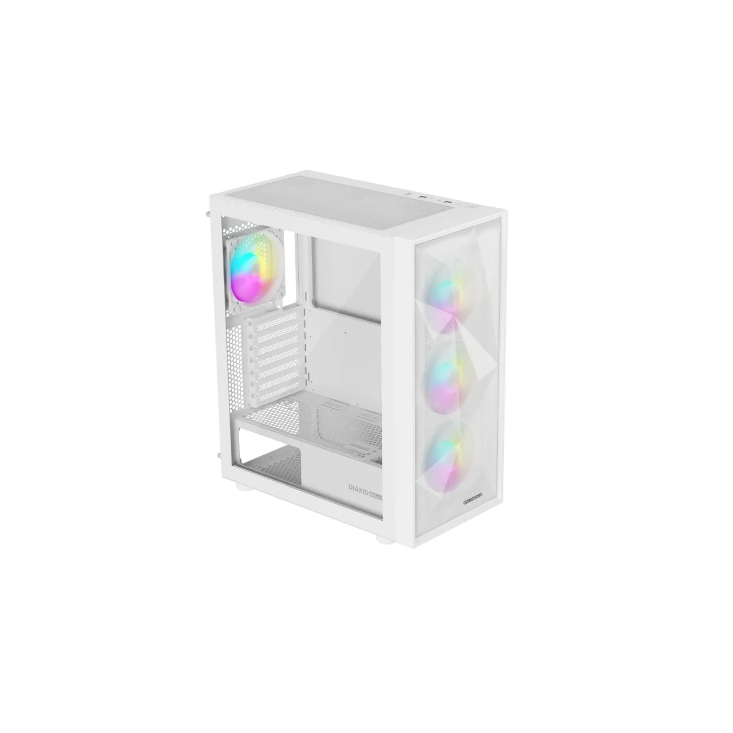 Genesis Gaming PC Case | Diaxid 605 ARGB | White | Midi Tower