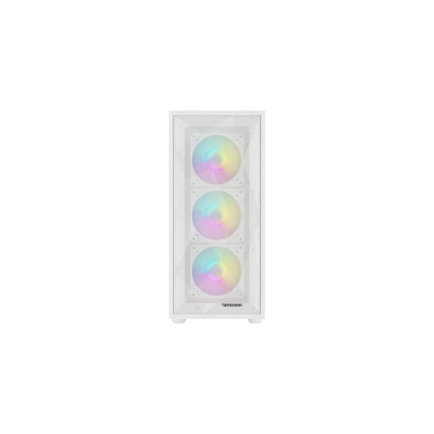 Genesis Gaming PC Case | Diaxid 605 ARGB | White | Midi Tower