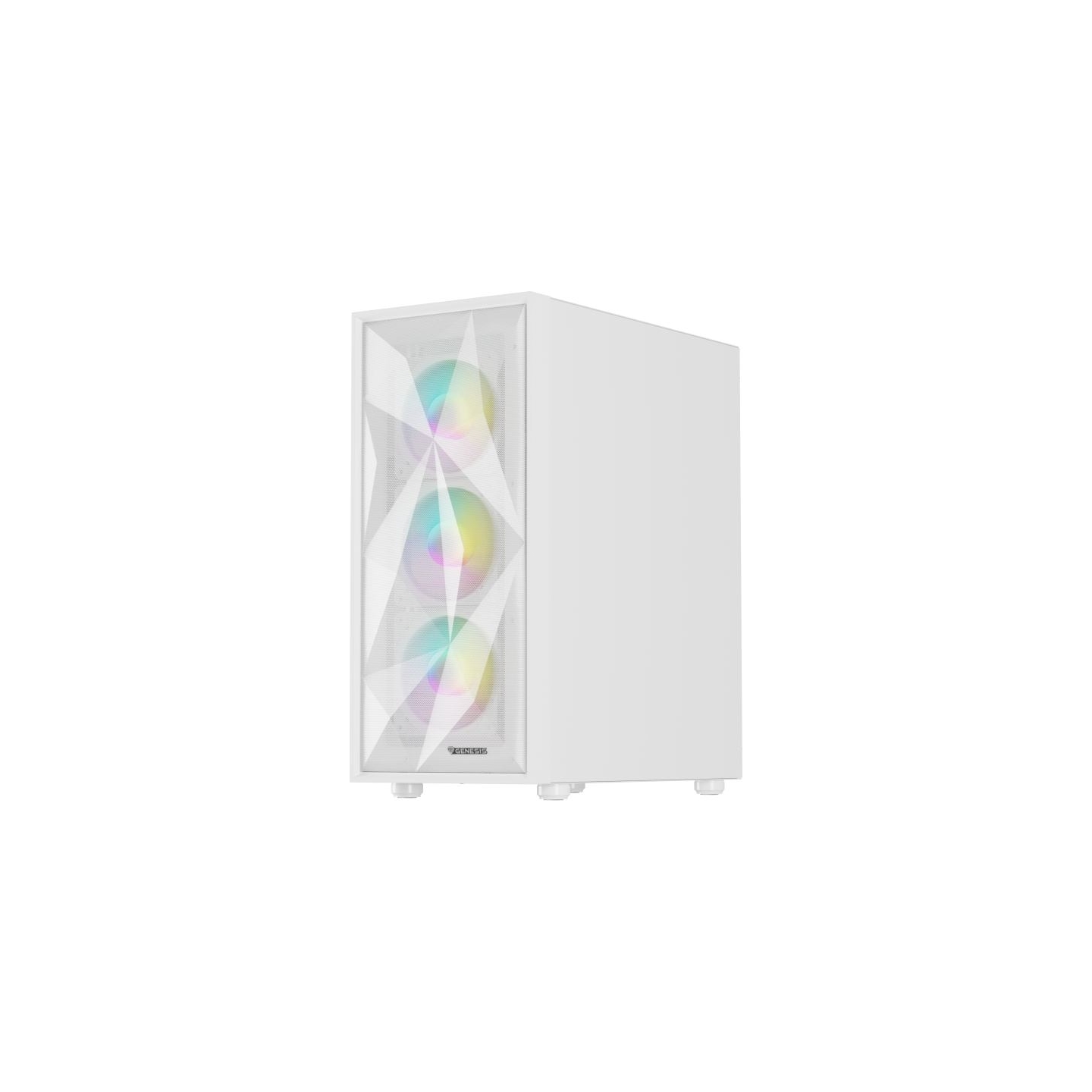 Genesis Gaming PC Case | Diaxid 605 ARGB | White | Midi Tower