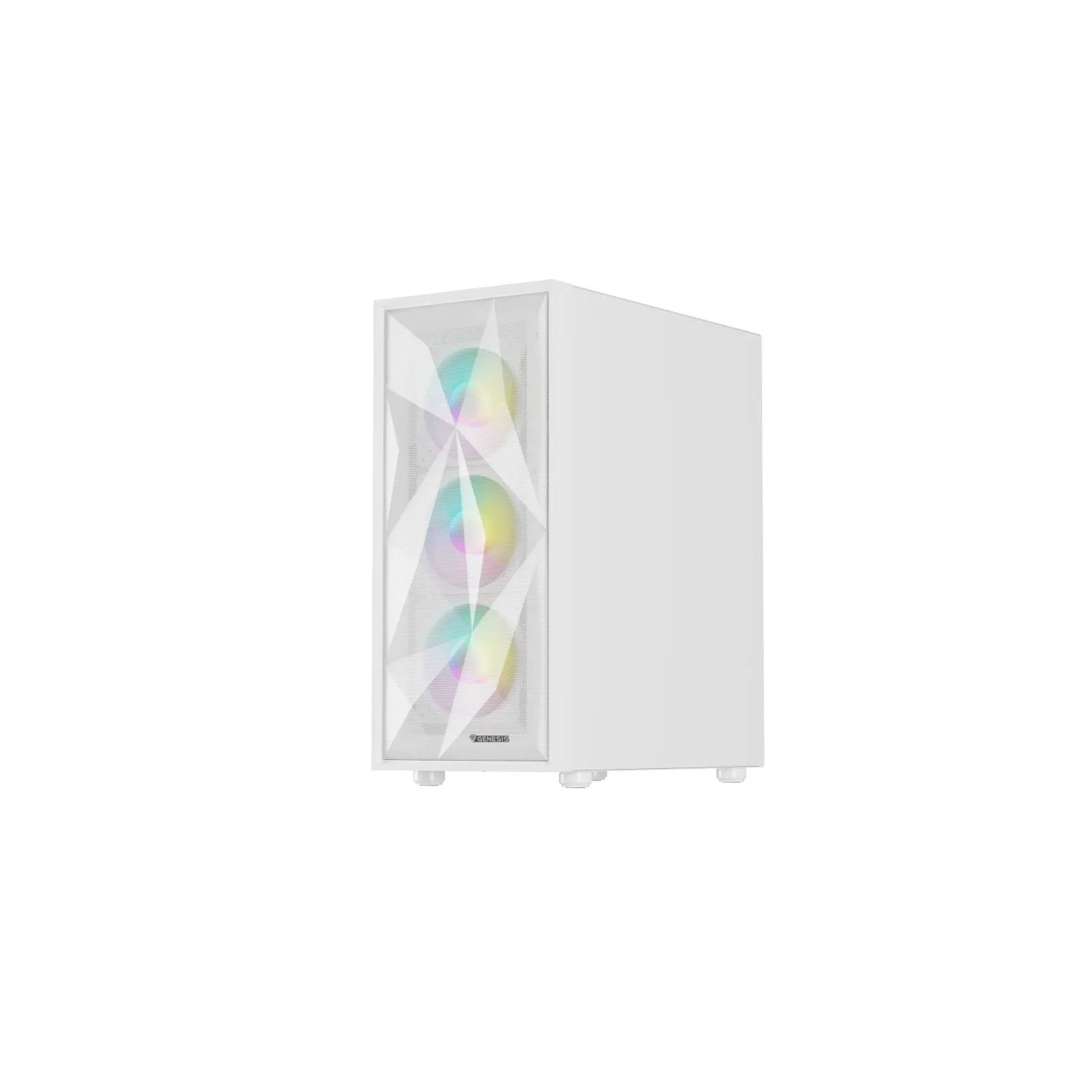Genesis Gaming PC Case | Diaxid 605 ARGB | White | Midi Tower