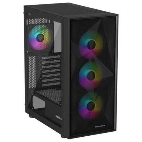 Genesis Gaming PC Case | Diaxid 605 ARGB | Black | Midi Tower