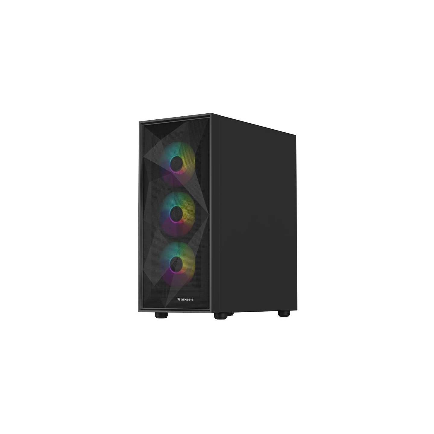 Genesis Gaming PC Case | Diaxid 605 ARGB | Black | Midi Tower