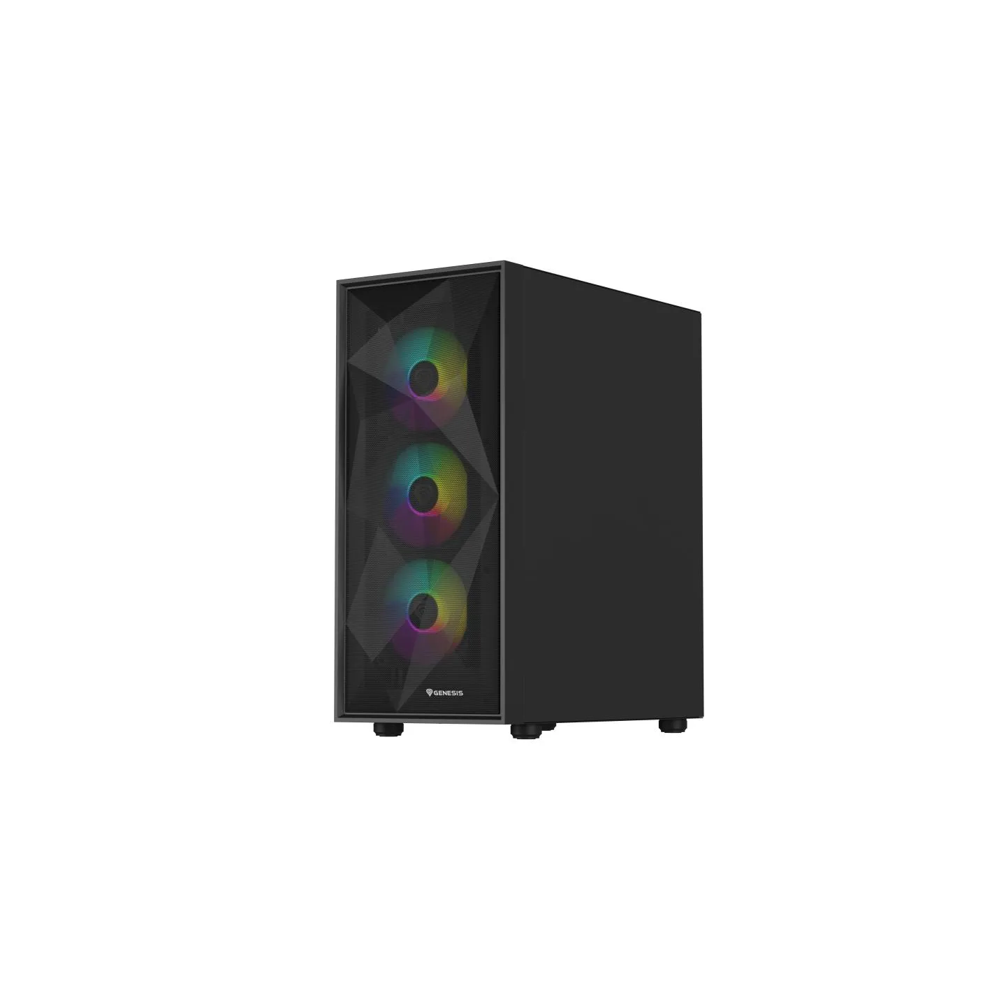 Genesis Gaming PC Case | Diaxid 605 ARGB | Black | Midi Tower