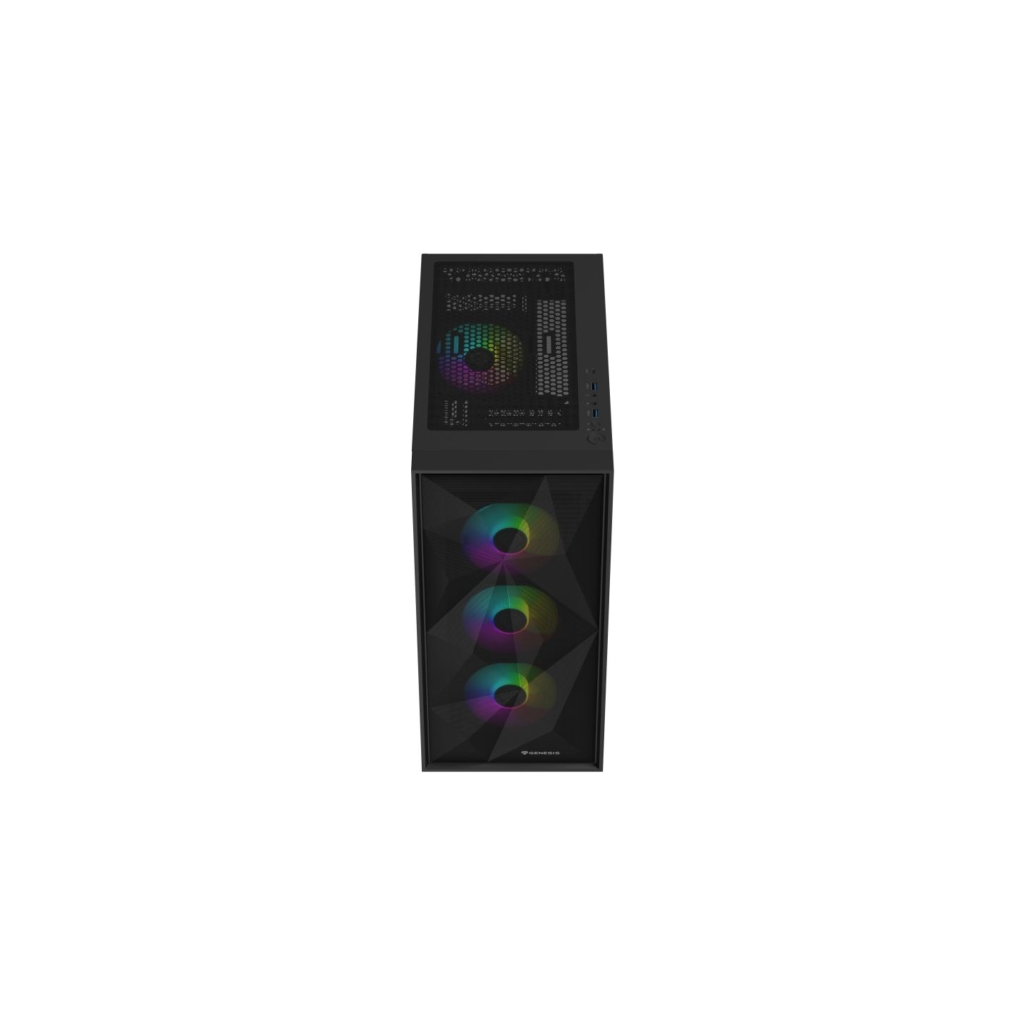 Genesis Gaming PC Case | Diaxid 605 ARGB | Black | Midi Tower