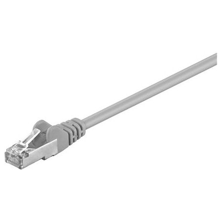 Goobay | 50126 | CAT 5e patchcable, F/UTP | Grey RJ45 male (8P8C) | RJ45 male (8P8C)