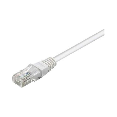 Goobay | CAT 5e patch cable, U/UTP | White RJ45 male (8P8C) | RJ45 male (8P8C)
