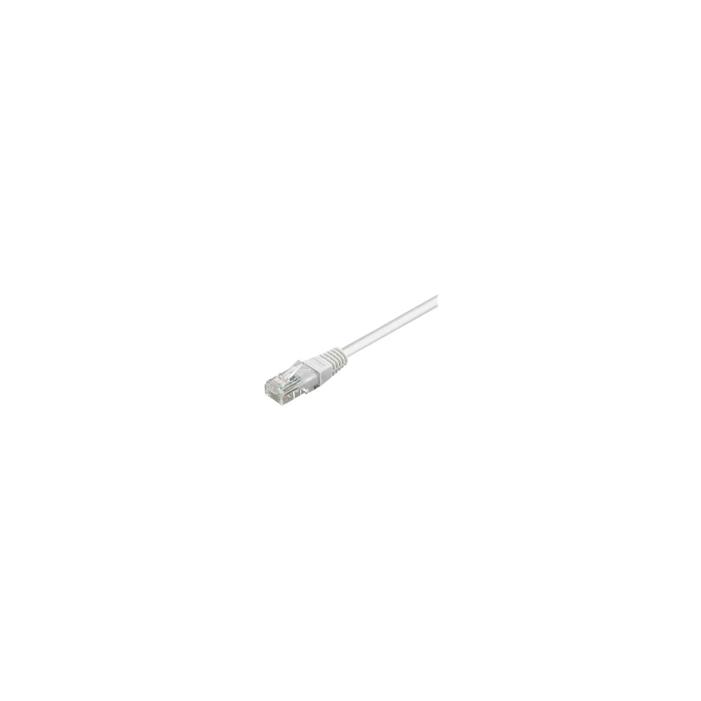 Goobay | CAT 5e patch cable, U/UTP | White RJ45 male (8P8C) | RJ45 male (8P8C)