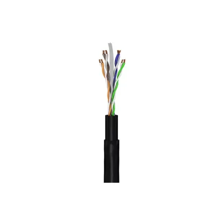 Goobay | CAT 6 Outdoor-patch cable, U/UTP | 94393 | Black RJ45 male (8P8C) | RJ45 male (8P8C)