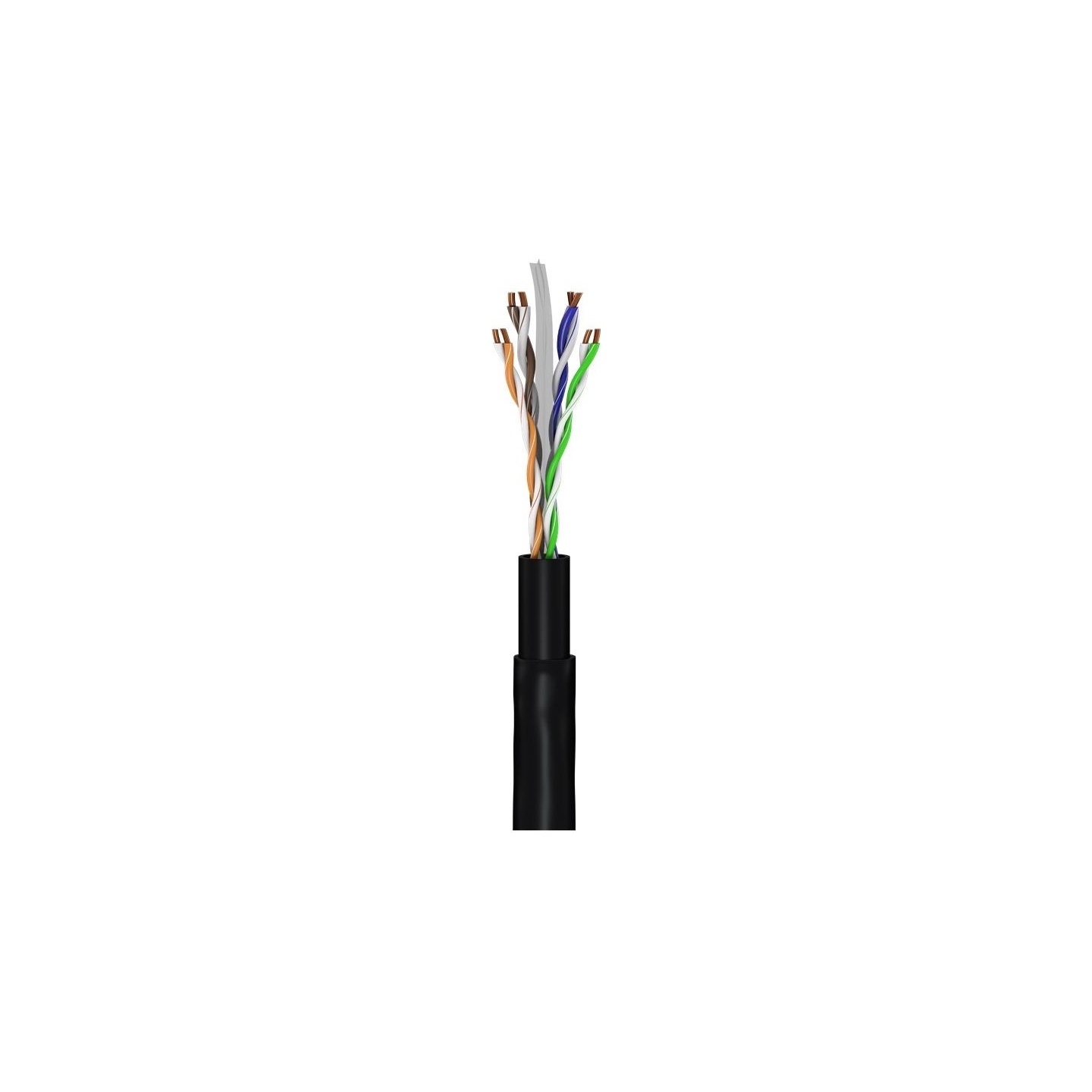 Goobay | CAT 6 Outdoor-patch cable, U/UTP | 94393 | Black RJ45 male (8P8C) | RJ45 male (8P8C)