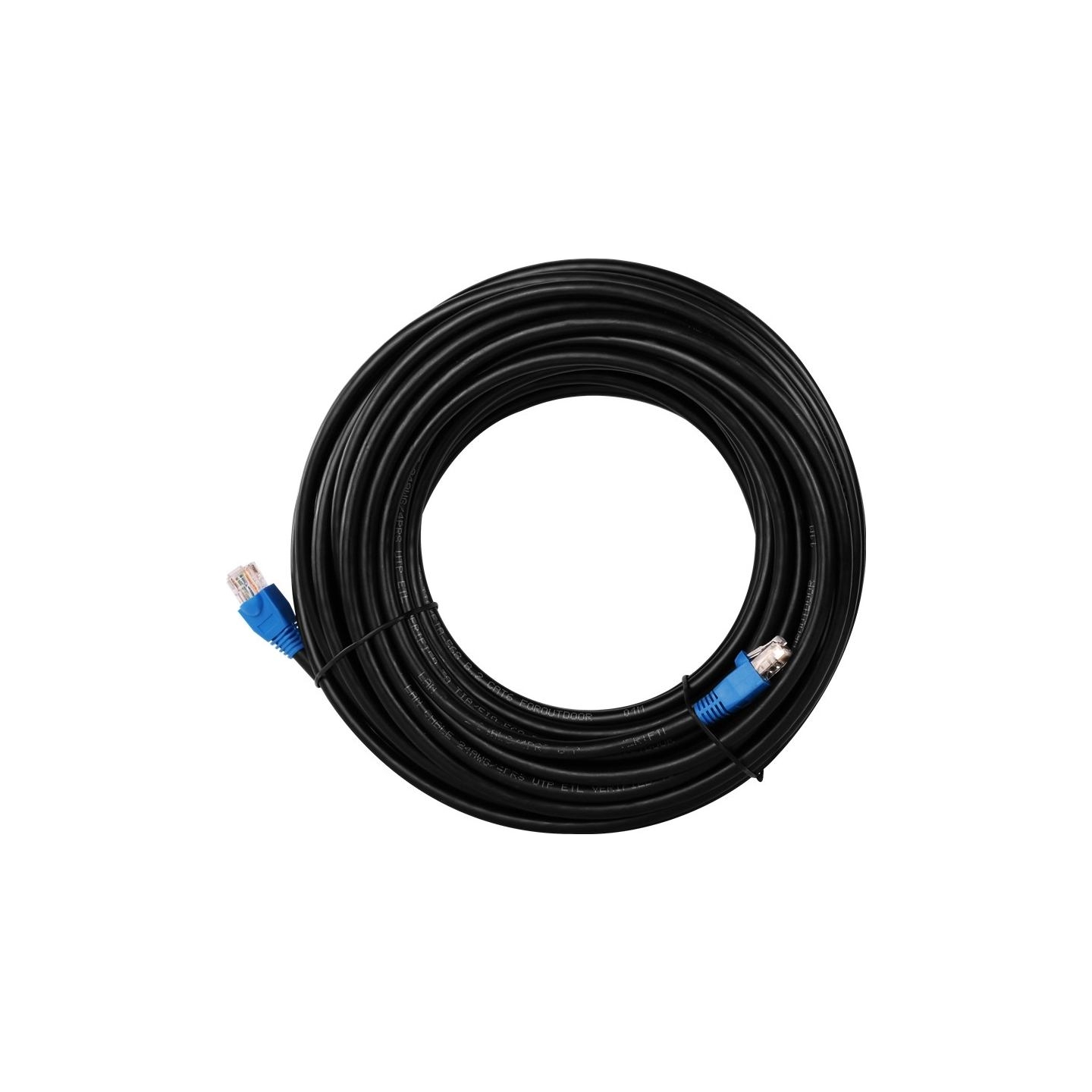 Goobay | CAT 6 Outdoor-patch cable, U/UTP | 94393 | Black RJ45 male (8P8C) | RJ45 male (8P8C)