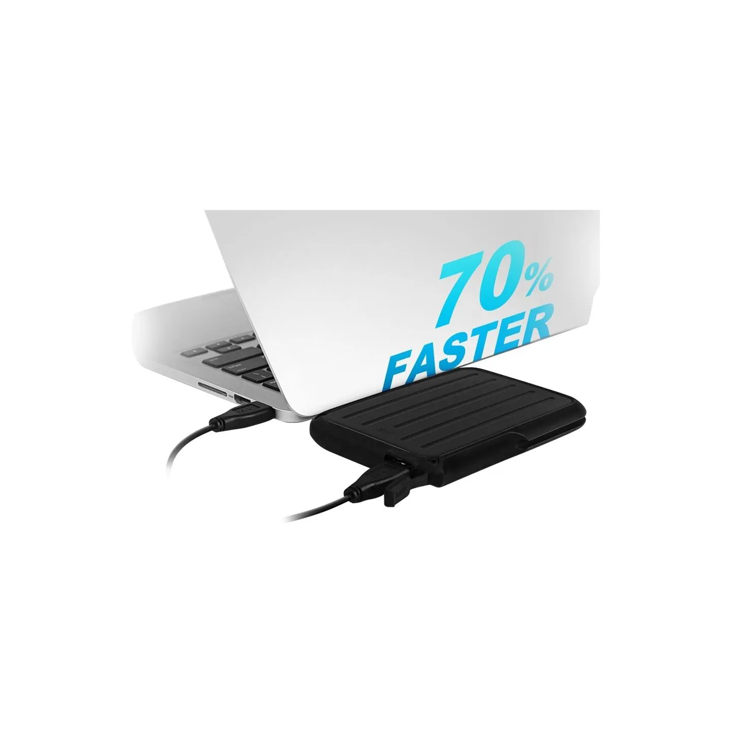 Silicon Power Portable Hard Drive | ARMOR A66 | 1000 GB | USB 3.2 Gen1 | Black