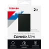 Toshiba Canvio Slim | HDTD320EK3EA | 2000 GB | 2.5 " | USB 3.2 Gen1 | Black