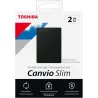 Toshiba Canvio Slim | HDTD320EK3EA | 2000 GB | 2.5 " | USB 3.2 Gen1 | Black