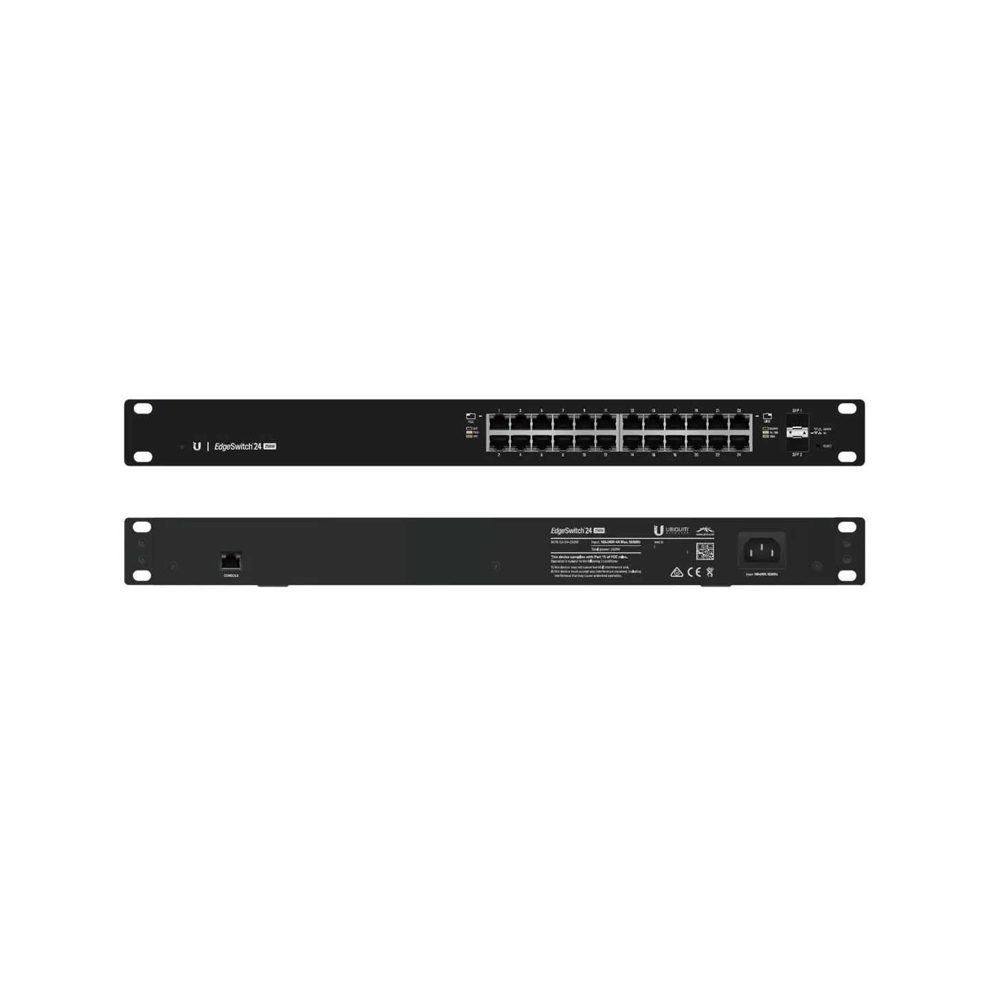 Ubiquiti Switch 24x1GbE 2xSFP PoE ES-24-250W