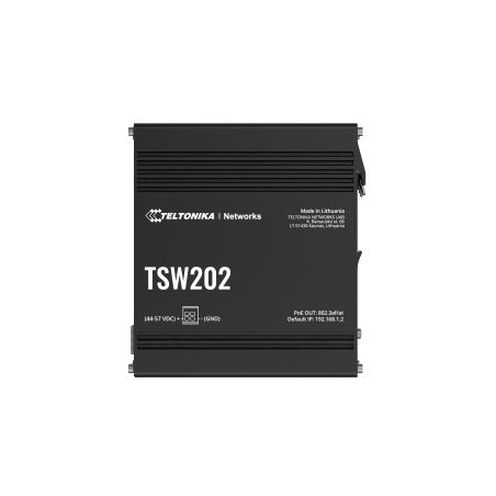 Teltonika MANAGED IOT SWITCH TSW202 POE+ 8X1GB RJ45 2X1GB SFP